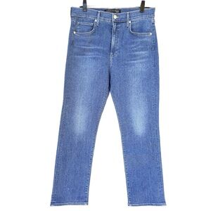NWT Veronica Beard Ryleigh Slim-Straight High Rise Jean in Seas The Moment Sz 31